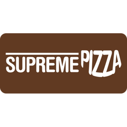 Supreme Pizza logo.